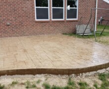 Ann Arbor stamped concrete patio designs