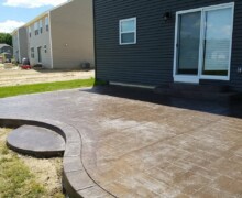artisan stamped concrete patio designs