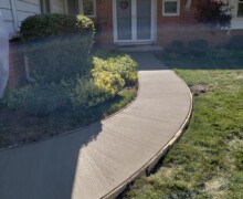 commercial concrete walkways Michigan
