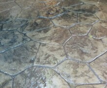 elegant stamped concrete driveways