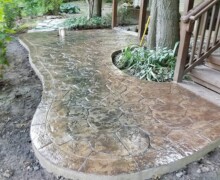 luxurious stamped concrete renewal