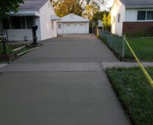 Michigan concrete driveway installations