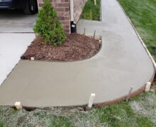 Michigan concrete sidewalk construction