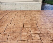 stamped concrete maintenance mi