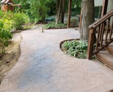 stamped concrete repair